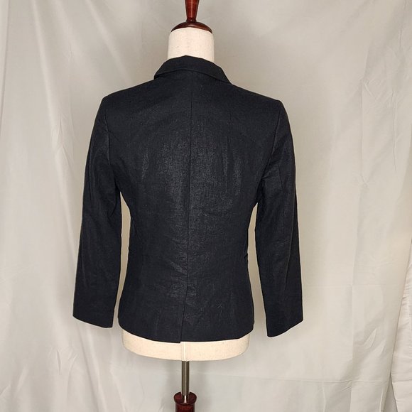 Asos Black Button Blazer Size 6 - Picture 7 of 11